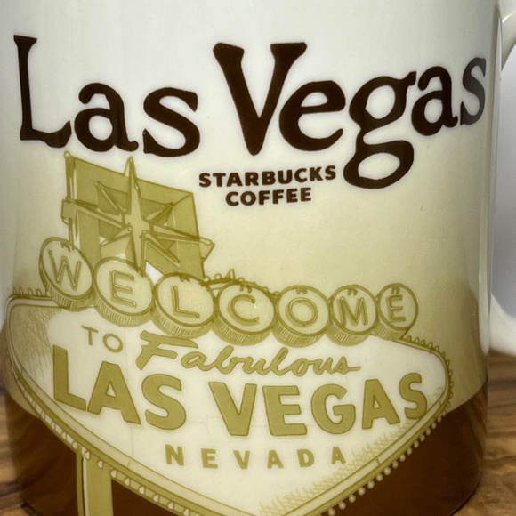 Starbucks Las Vegas Mug Global Icon City Series 2011 Coffee Mug 16oz EUC - Picture 2 of 11